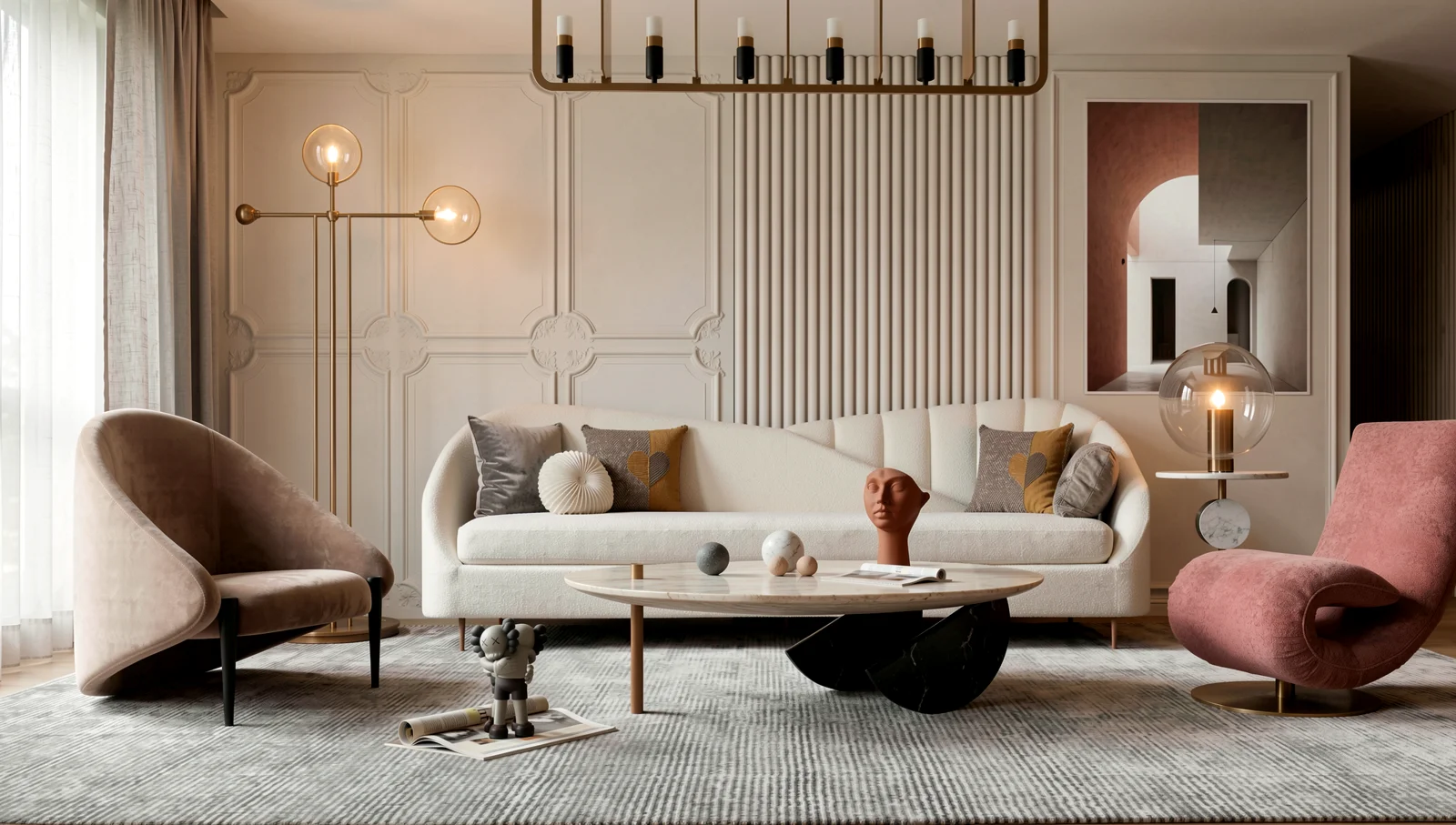 Visualización arquitectónica interior